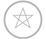 Le pentagramme logo